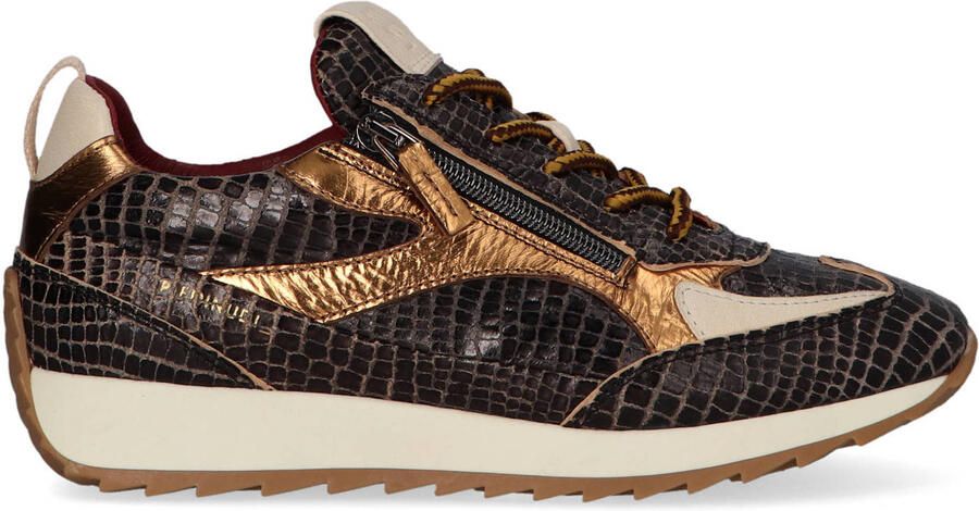Piedi Nudi Hera leren sneakers zwart