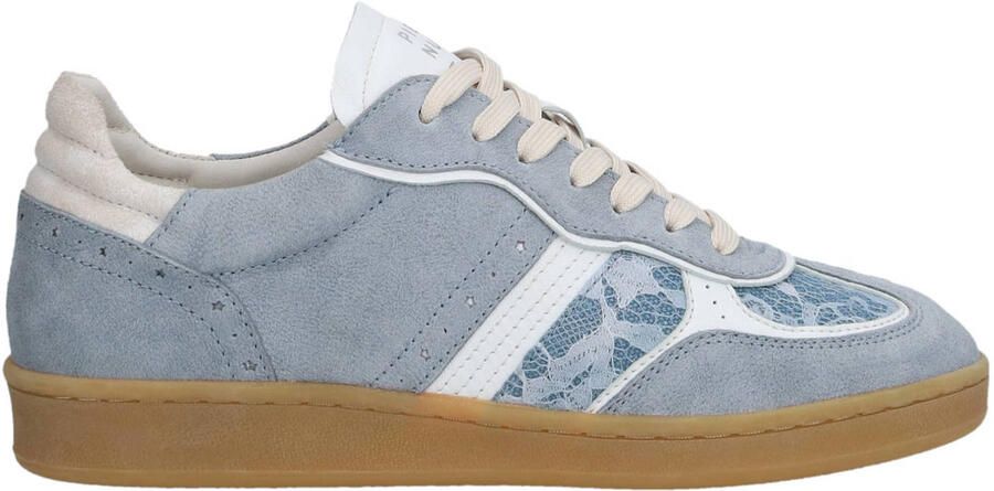 Piedi Nudi Imola 06.02 suède sneakers lichtblauw