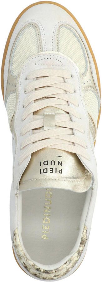Piedi Nudi Dames Sneakers Imola H-fit Cream Gold Off White - Foto 3