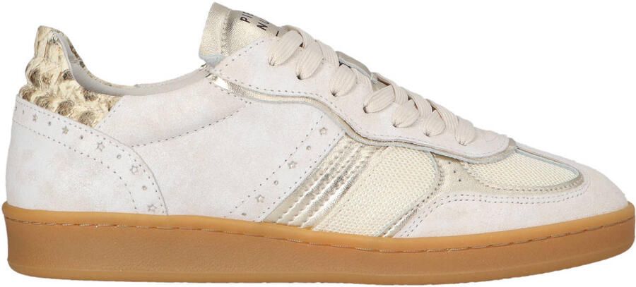 Piedi Nudi Dames Sneakers Imola H-fit Cream Gold Off White