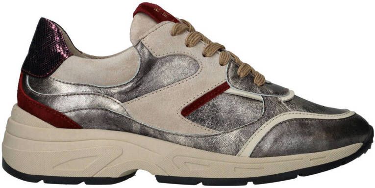 PIEDI NUDI PiediNudi Lage Sneakers Dames Selva 17.01 Maat: 42 Materiaal: Leer Kleur: Zilver