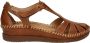 Pikolinos Cadaques leren sandalen cognac - Thumbnail 1
