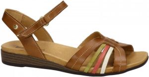 Pikolinos Ibiza leren sandalen blauw multi