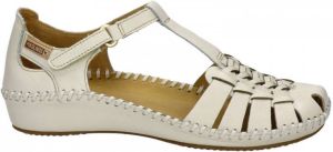 Pikolinos P. Vallarta leren sandalen ecru