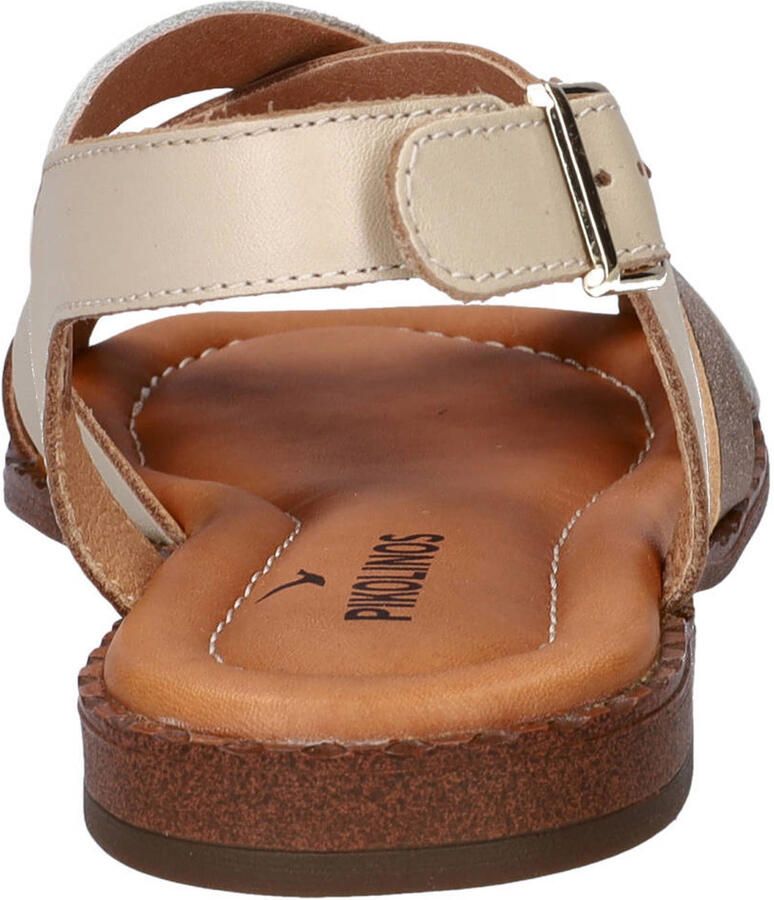 Pikolinos Algar leren sandalen ecru brons - Foto 2