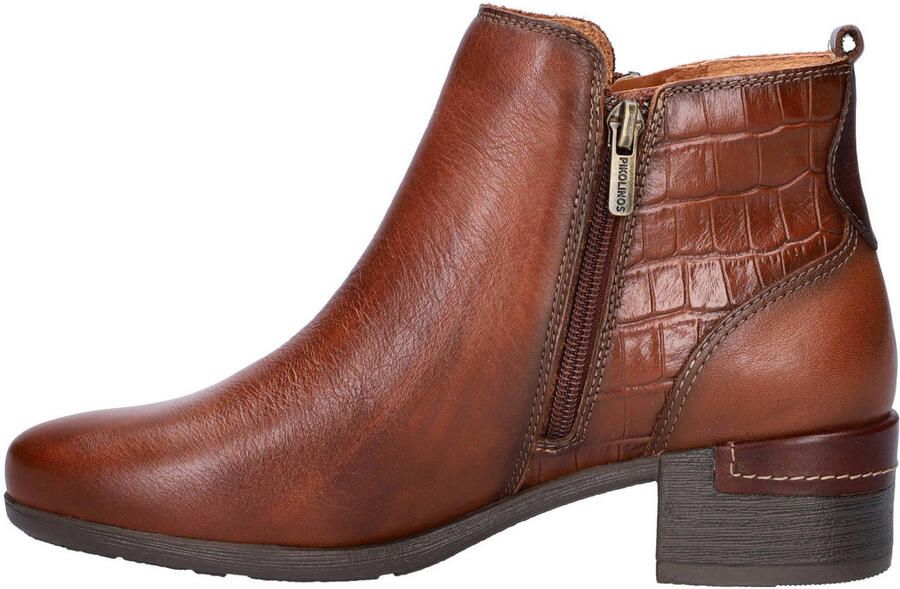 Pikolinos leren enkellaarzen cognac - Foto 2