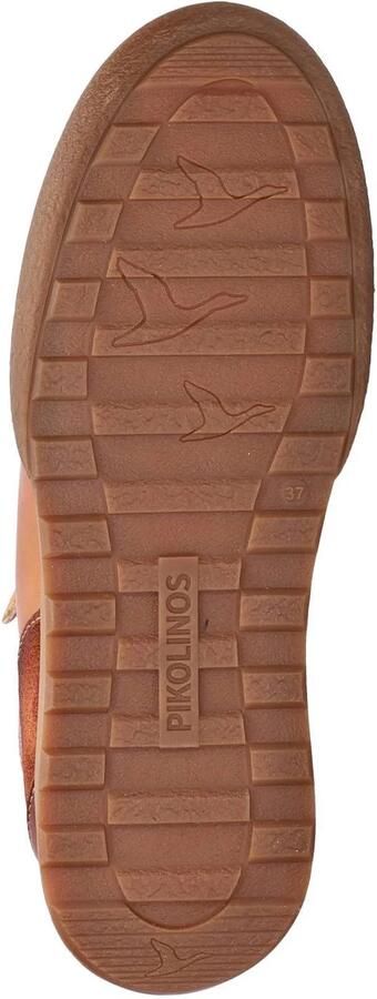 Pikolinos leren veterboots cognac - Foto 3