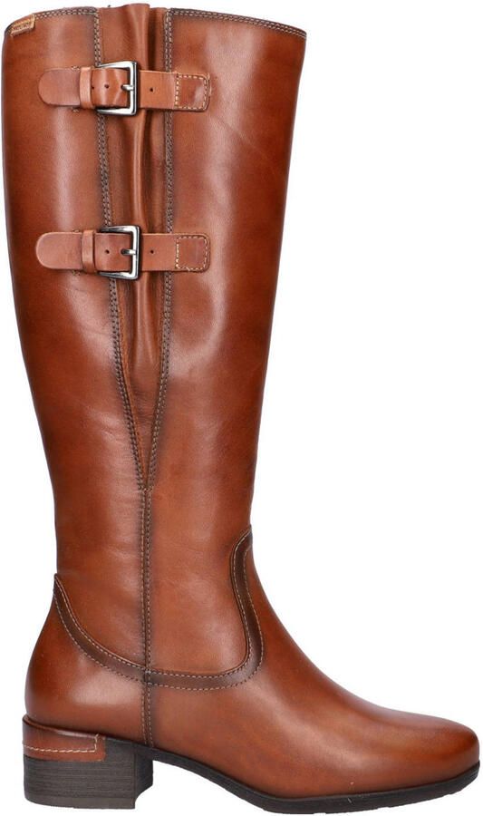 Pikolinos Malaga leren hoge laarzen cognac