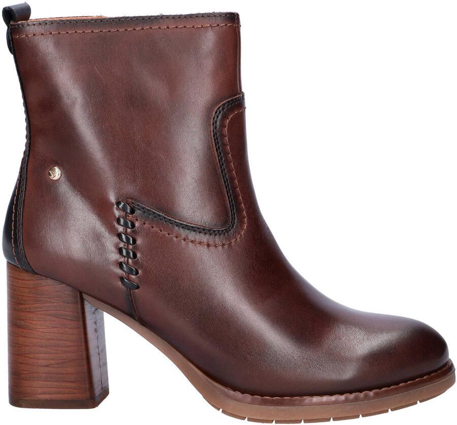 Pikolinos Palencia leren enkellaarzen bruin