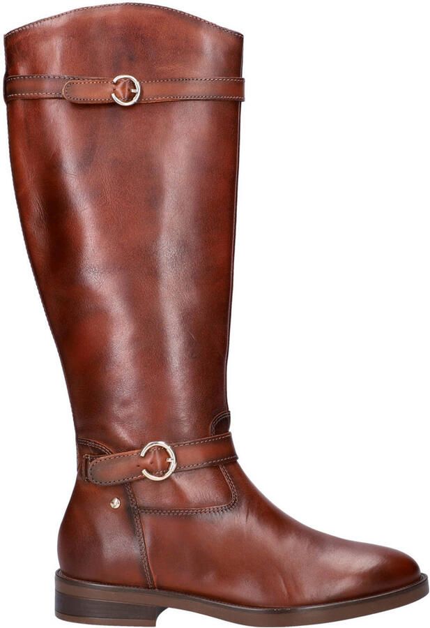 Pikolinos Puertollano leren hoge laarzen cognac