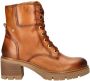 Pikolinos Bruine Leren Enkellaarzen Soria Brown Dames - Thumbnail 1