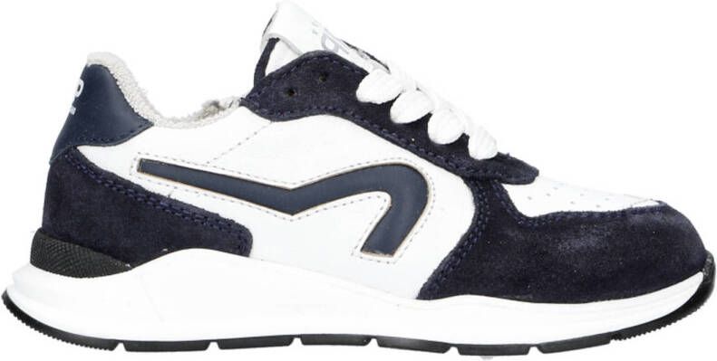 Pinocchio leren sneakers blauw
