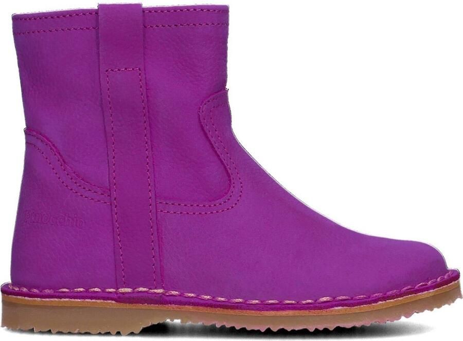 Pinocchio P1603 Enkellaarsjes Enkelboots met rits Meisjes Paars