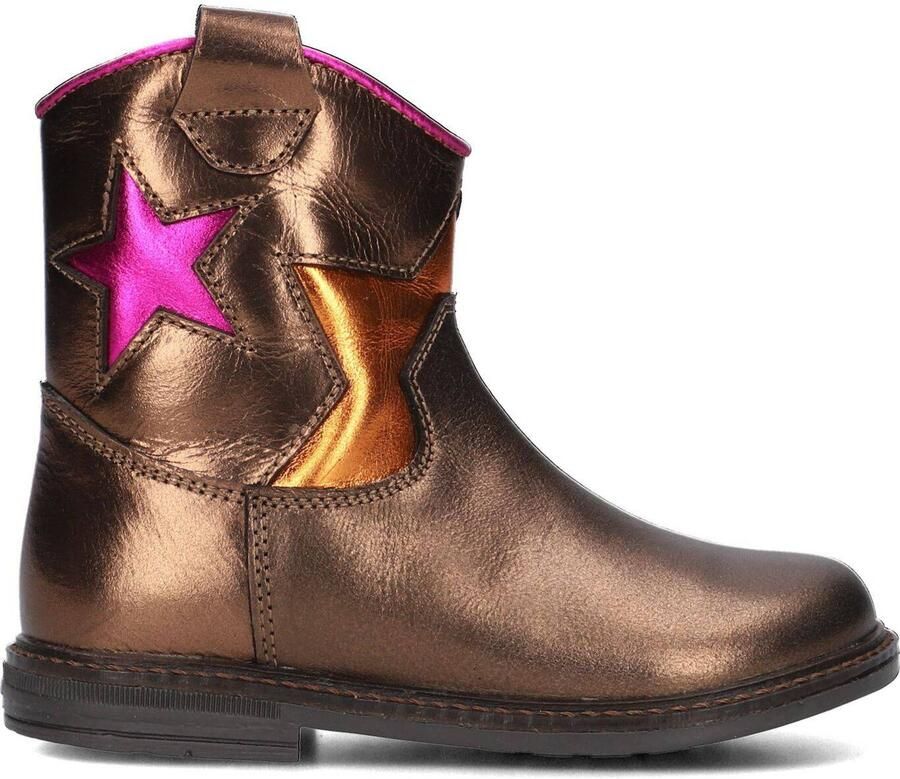 Pinocchio P1697 Enkellaarsjes Enkelboots met rits Meisjes Kids Brons