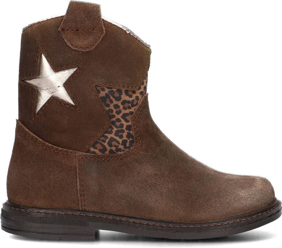 Pinocchio P1697 Enkellaarsjes Enkelboots met rits Meisjes Kids Bruin