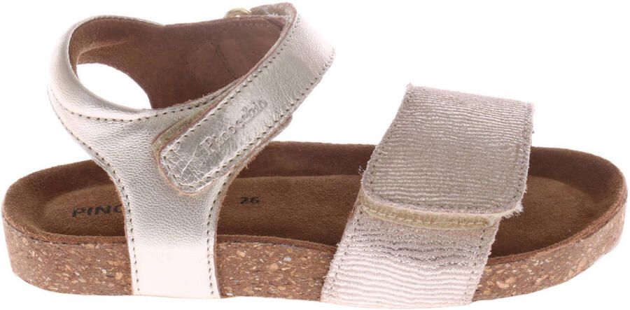 Pinocchio leren sandalen champagne