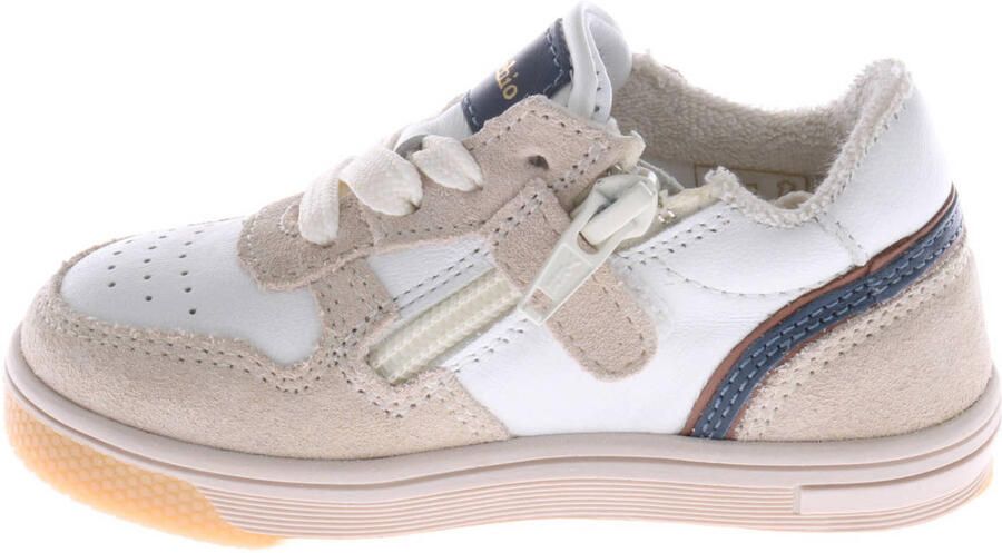 Pinocchio leren sneakers wit beige - Foto 3