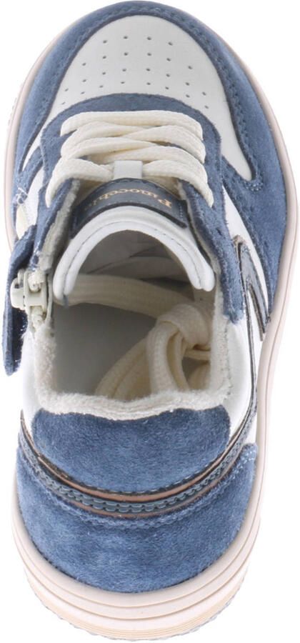 Pinocchio leren sneakers wit blauw - Foto 3