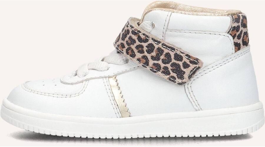 Pinocchio F1551 Hoge sneakers Leren Sneaker Unisex Wit