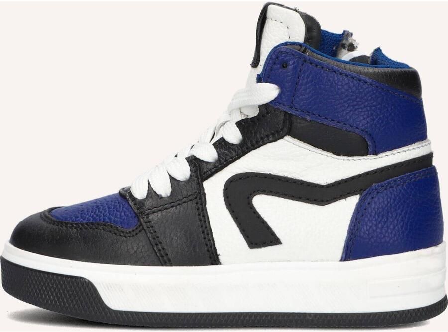 Pinocchio P1012 Hoge sneakers Leren Sneaker Jongens Blauw - Foto 6