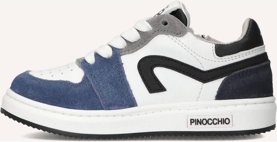Pinocchio P1015 Sneakers Jongens Leren Sneaker Wit - Foto 3