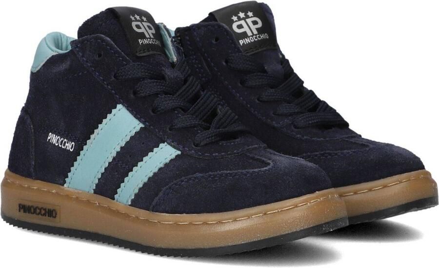 Pinocchio P1253 Sneakers Jongens Leren Sneaker Blauw - Foto 3