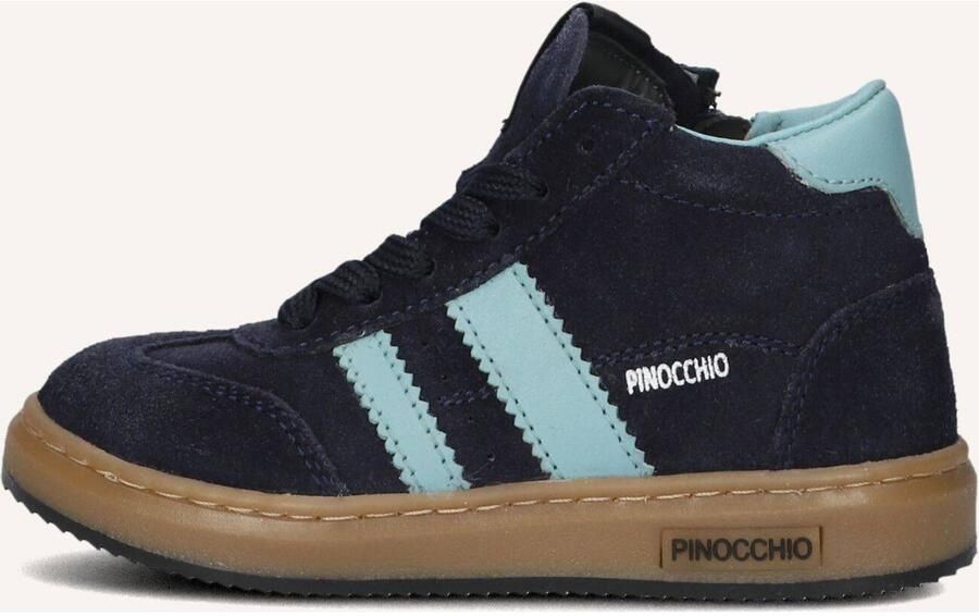 Pinocchio P1253 Sneakers Jongens Leren Sneaker Blauw - Foto 2