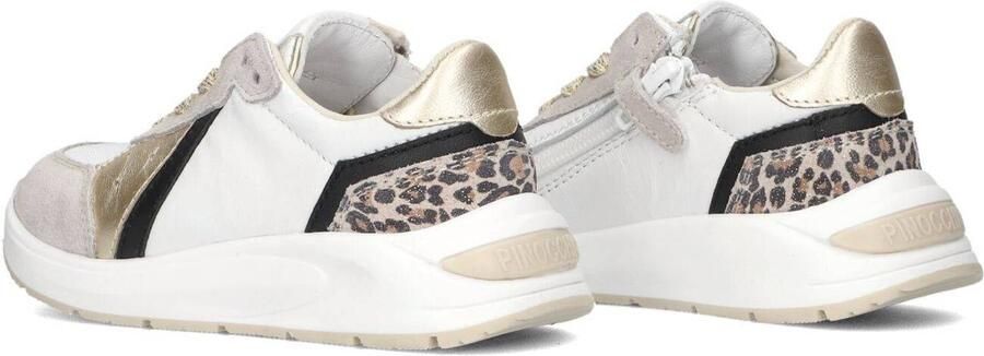 Pinocchio P1552 Lage sneakers Leren Sneaker Meisjes Wit - Foto 3