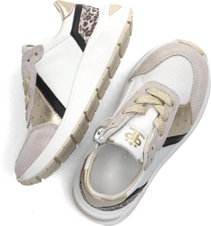 Pinocchio P1552 Lage sneakers Leren Sneaker Meisjes Wit - Foto 2