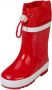 Playshoes Kid's Gummistiefel Basic Gefüttert Rubberlaarzen rood - Thumbnail 1