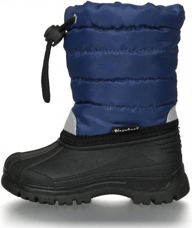 Playshoes Warme winterlaarsjes voor kinderen Met trekkoord Donkerblauw -33EU - Foto 1