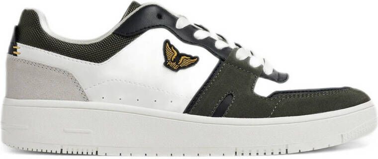 PME Legend Craftler leren sneakers zwart wit