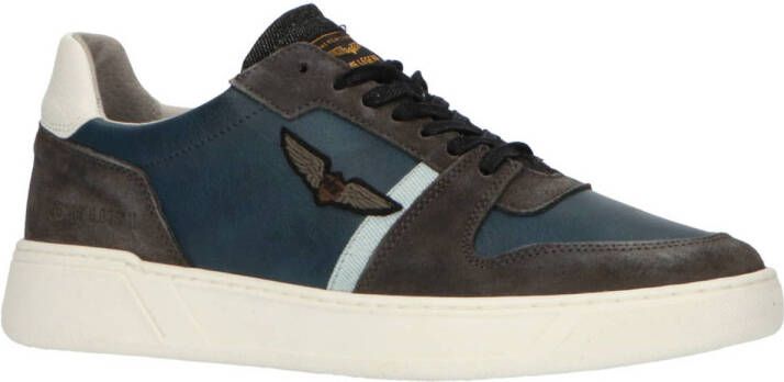 PME Legend Freightman suède sneakers donkerblauw