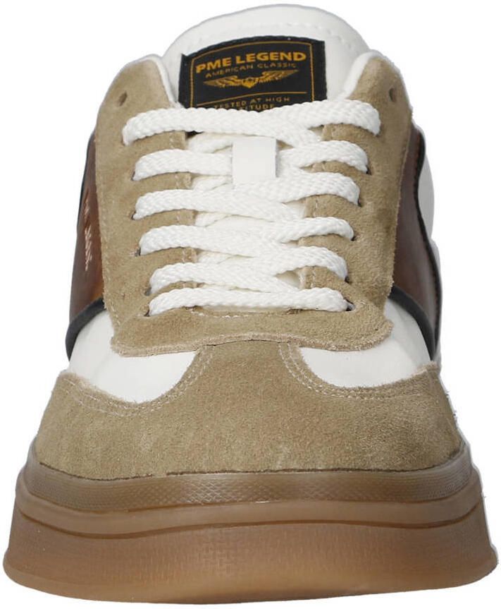 PME Legend CS-11 leren sneakers offwhite beige