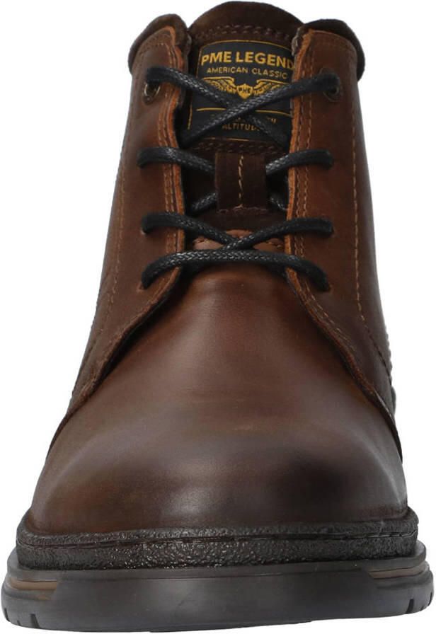 PME Legend P.M.E. Tarmac DB-10 Cognac D21 Hoge Veterschoenen Mat Bruin Leer Heren Bruin - Foto 6