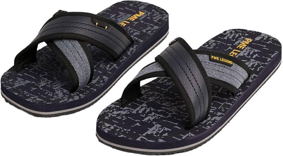PME Legend Haig leren slippers donkerblauw