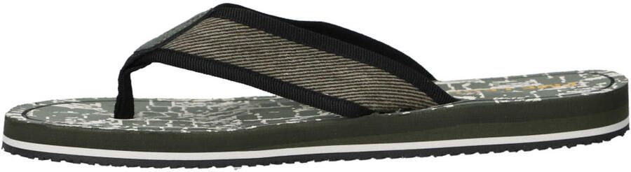 PME Legend Jetflap Slipper groen Textiel - Foto 3