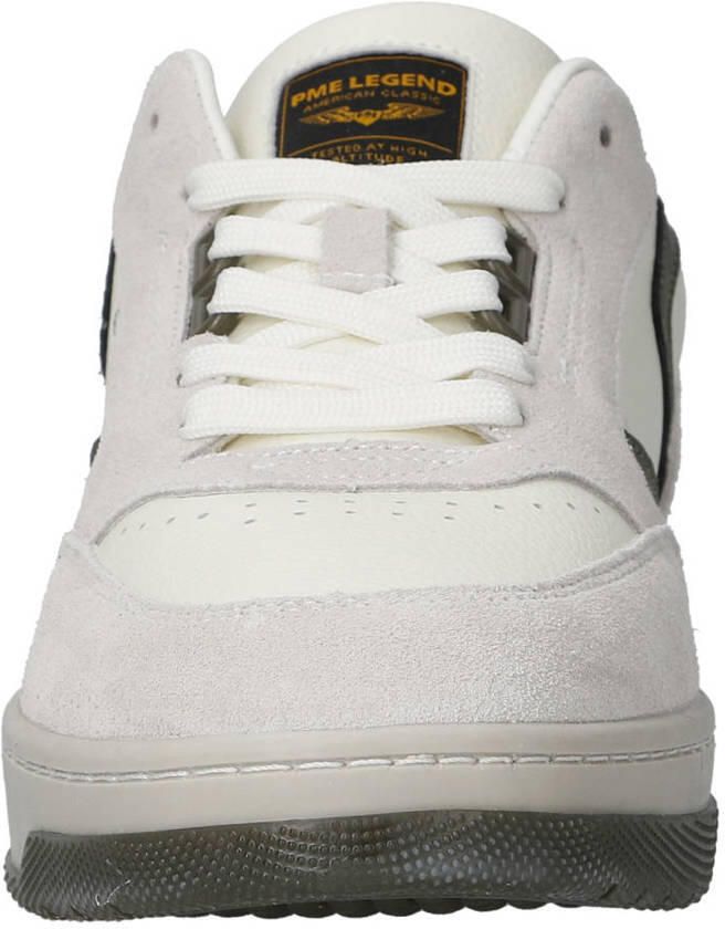P.M.E. Porter CS-22 Beige U00 Sneakers Gebroken Wit Leer en Suede Heren Gebroken Wit