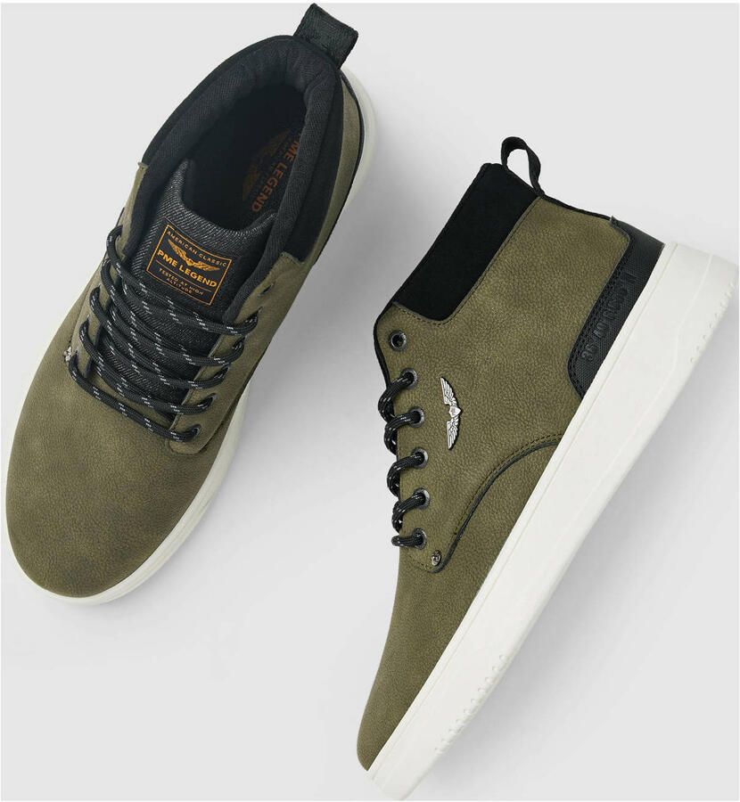 PME Legend Lexing-T leren sneakers groen