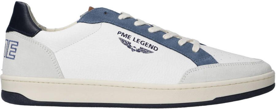 PME Legend Skymaster leren sneakers wit blauw