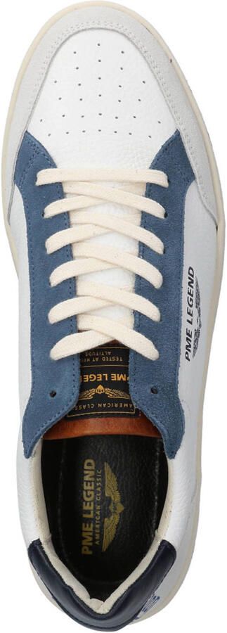 PME Legend Skymaster leren sneakers wit blauw - Foto 3