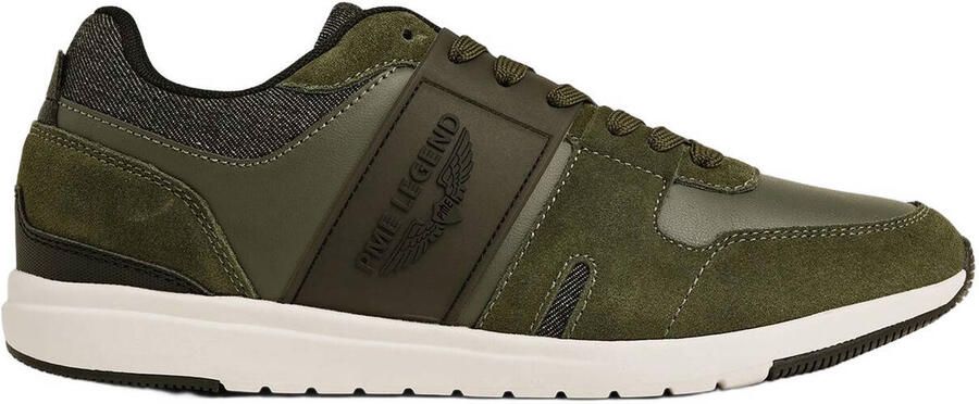 PME Legend Groene Sneaker met Gewatteerd Voetbed Green Heren