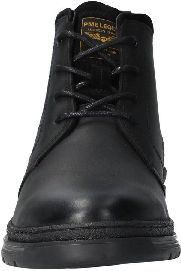 PME Legend Tarmac DB-10 leren veterboots met profielzool zwart