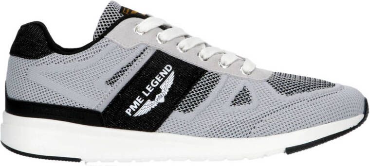 PME Legend Heren Sneakers Dornierer Light Grey Licht Grijs