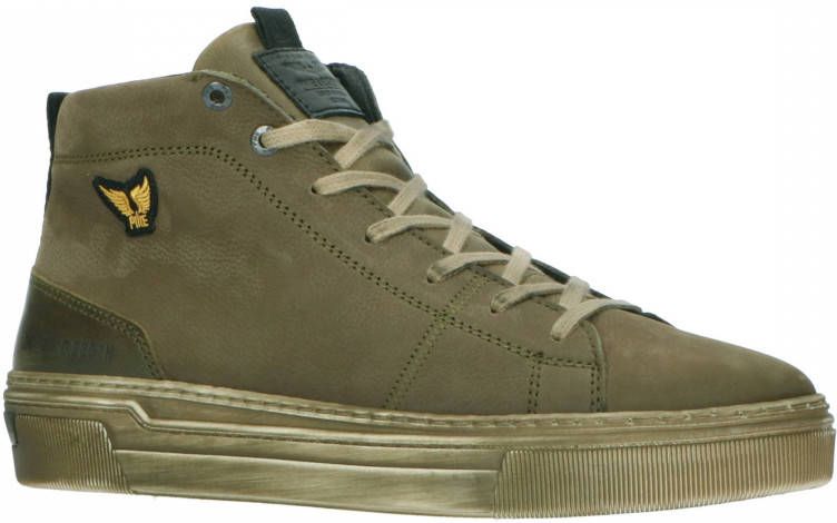 PME Legend Starwing hoge nubuck sneakers kaki