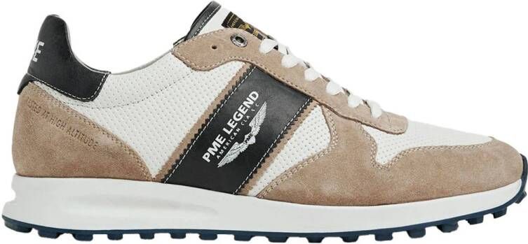 PME Legend suède sneakers beige wit