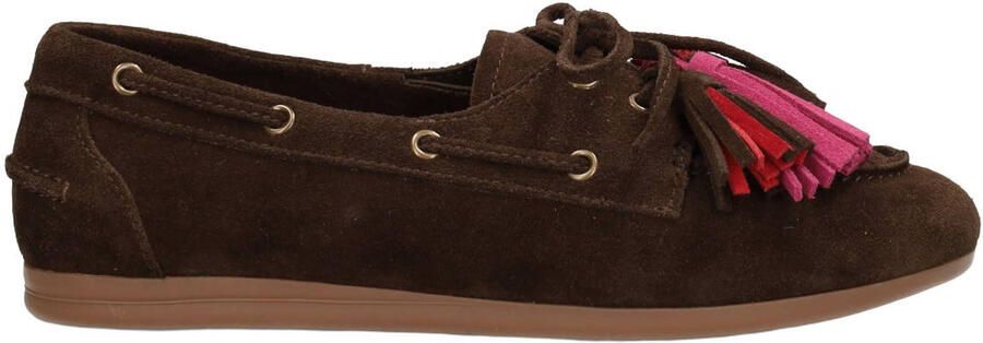 Poelman Anne suède bootschoenen donkerbruin