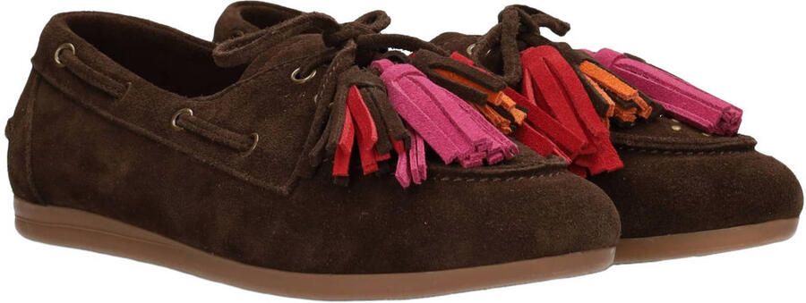 Poelman Anne suède bootschoenen donkerbruin - Foto 3