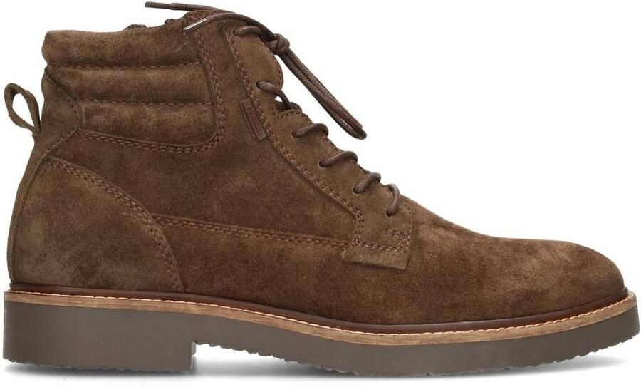 Poelman Veterboots ' HUDSON Herren Schnürschuhe' donkerbruin