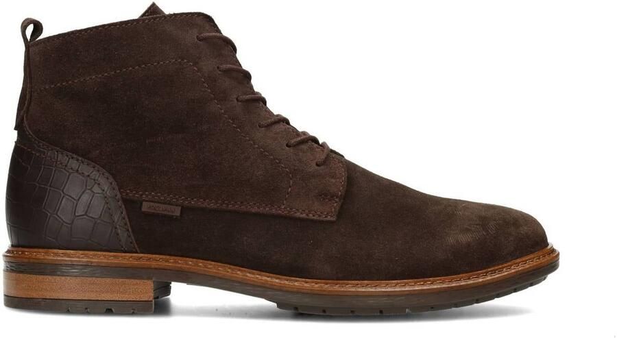 Poelman Laarzen ' JONI Herren Schnürschuhe' donkerbruin